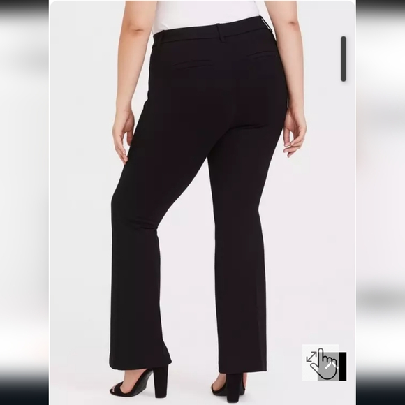 Torrid | Black Studio by Torrid Ponte Trousers Sz 16S - Picture 3 of 7